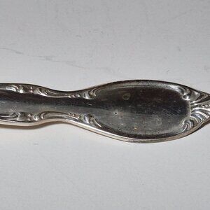 WM Rogers Eagle & Star IS Mark Silverplate Mountain Pattern Ice Tea Spoons 4